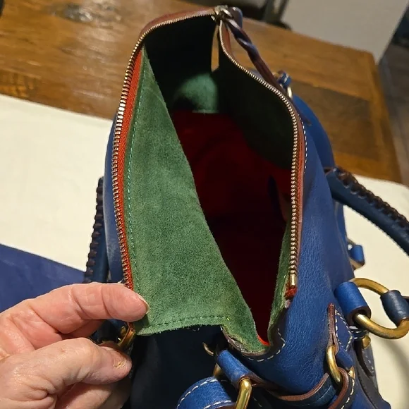 Dooney & Bourke Florentine Leather Satchel - Picture 5 of 16